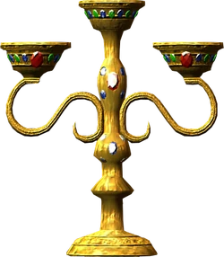 Jeweled candlestick
