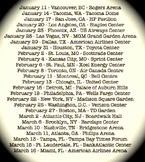 NORTH AMERICA TOURDATES