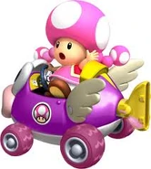 Toadette cheep car