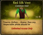 Red Silk Vest