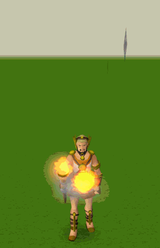 Gold torch