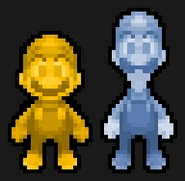 GOLD MARIO AND SILVER LUIGI