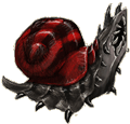 Red snail thumb