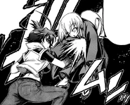 Medaka punches Obi