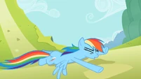 Rainbow Dash Hitting Ground S2E08
