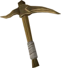 Bronze pickaxe detail