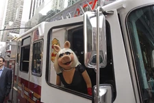 Miss-Piggy-in-Fire-Truck-on-Madison-Ave-9-6-12
