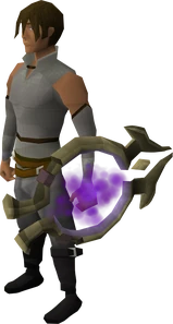 Faithful shield equipped