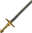 Profound decorative sword detail