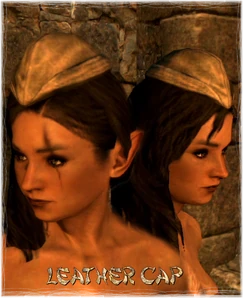 Armour Head Leather Cap