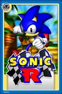 Sonic R Card