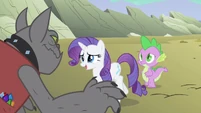 Rarity being cornered S1E19
