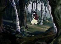 Blancanieves huye bosque