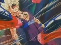 Hatchyack hits gohan