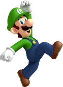 NSMBWii Luigi