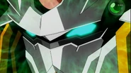 Gundam legilis head close-up
