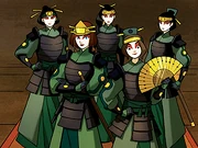 Ty Lee with the Kyoshi Warriors
