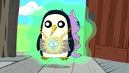 S4 E24 Gunter wearing the eye