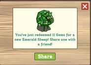 Emerald Sheep Redeemed