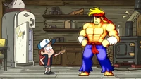 S1e10 dipper giving rumble a taco