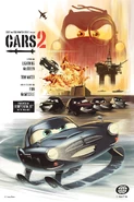 Cars 2 Vintage poster 1