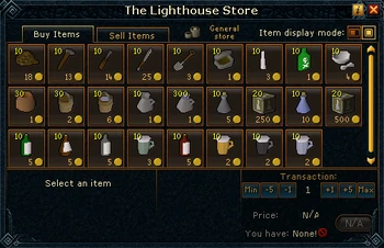 The Lighthouse Store stock