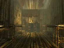 Sloan worker barracks interior