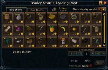 Trader Stan's Trading Post stock