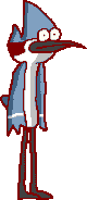 Mordecai standing