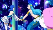 Juvia and Aquarius become friends