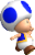Blue Toad NSMBW sprite
