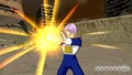 Future Trunks attacking Another Road