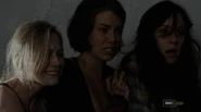 Beth Maggie Lori shock at Hershel