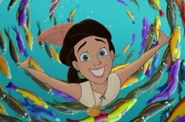 Melody is happy to be a mermaid