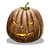 Jack o lantern brown