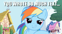 46183 - animated gif lol didnt read meme Rainbow Dash
