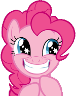 Sparkly-eyed Pinkie Pie