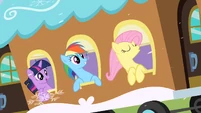 Fluttershy Shouting Woohoo S2E11
