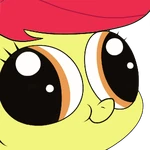 Apple Bloom's face