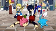 Team Natsu arrives at Crocus