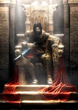Sitting on the throne