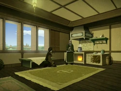 Iroh and Zuko's apartment's living room