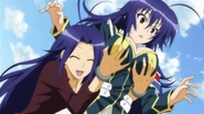 Maguro "greets" Medaka