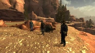 Entering zion canyon