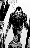 Issue 104 Negan Leaves