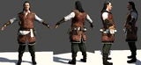 Barber 3D model