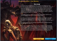 Final botting warning