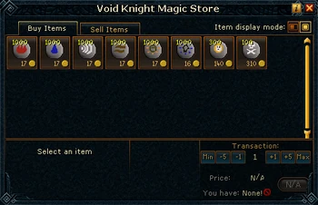 Void Knight Magic Store stock