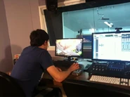 Colin playing the merlin game