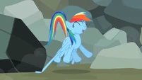 Rainbow Dash jumping up S2E07